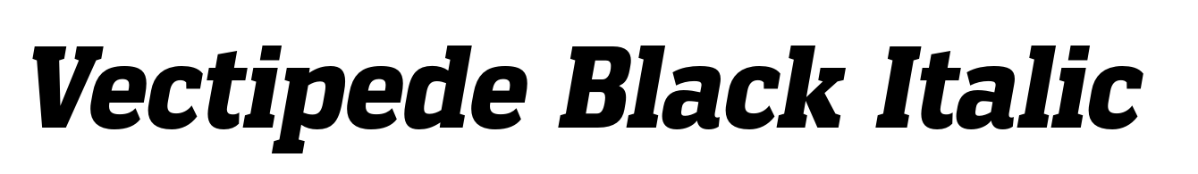 Vectipede Black Italic